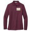 Women's Silk Touch Long Sleeve Polo Thumbnail