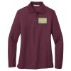 Women's Silk Touch Long Sleeve Polo Thumbnail