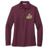 Women's Silk Touch Long Sleeve Polo Thumbnail
