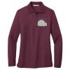 Women's Silk Touch Long Sleeve Polo Thumbnail