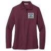Women's Silk Touch Long Sleeve Polo Thumbnail