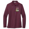 Women's Silk Touch Long Sleeve Polo Thumbnail