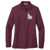 Women's Silk Touch Long Sleeve Polo Thumbnail