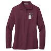 Women's Silk Touch Long Sleeve Polo Thumbnail