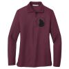 Women's Silk Touch Long Sleeve Polo Thumbnail