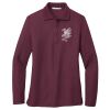 Women's Silk Touch Long Sleeve Polo Thumbnail