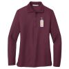 Women's Silk Touch Long Sleeve Polo Thumbnail