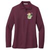 Women's Silk Touch Long Sleeve Polo Thumbnail