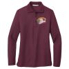 Women's Silk Touch Long Sleeve Polo Thumbnail