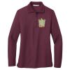 Women's Silk Touch Long Sleeve Polo Thumbnail