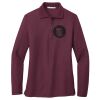 Women's Silk Touch Long Sleeve Polo Thumbnail