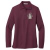 Women's Silk Touch Long Sleeve Polo Thumbnail