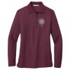 Women's Silk Touch Long Sleeve Polo Thumbnail