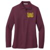 Women's Silk Touch Long Sleeve Polo Thumbnail