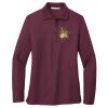 Women's Silk Touch Long Sleeve Polo Thumbnail