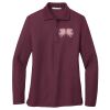 Women's Silk Touch Long Sleeve Polo Thumbnail