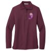 Women's Silk Touch Long Sleeve Polo Thumbnail