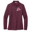 Women's Silk Touch Long Sleeve Polo Thumbnail