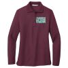 Women's Silk Touch Long Sleeve Polo Thumbnail