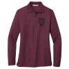 Women's Silk Touch Long Sleeve Polo Thumbnail