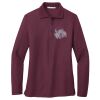 Women's Silk Touch Long Sleeve Polo Thumbnail