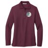 Women's Silk Touch Long Sleeve Polo Thumbnail