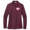 Women's Silk Touch Long Sleeve Polo Thumbnail