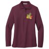 Women's Silk Touch Long Sleeve Polo Thumbnail