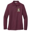 Women's Silk Touch Long Sleeve Polo Thumbnail