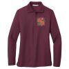 Women's Silk Touch Long Sleeve Polo Thumbnail