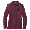 Women's Silk Touch Long Sleeve Polo Thumbnail