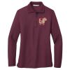Women's Silk Touch Long Sleeve Polo Thumbnail