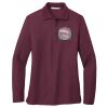 Women's Silk Touch Long Sleeve Polo Thumbnail