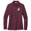 Women's Silk Touch Long Sleeve Polo Thumbnail