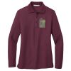 Women's Silk Touch Long Sleeve Polo Thumbnail