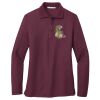 Women's Silk Touch Long Sleeve Polo Thumbnail