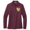 Women's Silk Touch Long Sleeve Polo Thumbnail