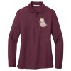 Women's Silk Touch Long Sleeve Polo Thumbnail