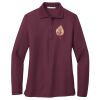 Women's Silk Touch Long Sleeve Polo Thumbnail