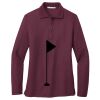 Women's Silk Touch Long Sleeve Polo Thumbnail